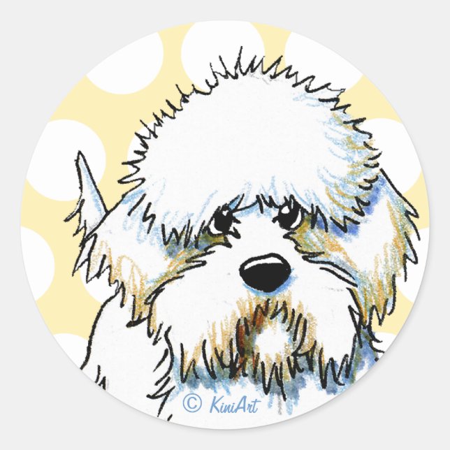 Dandy Dinmont Terrier Sticker (Front)
