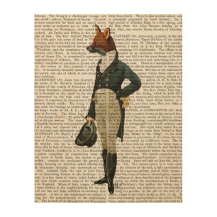 Dandy Fox Full Wood Wall Decor