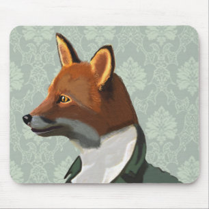 Dandy Fox Portrait 2 Mouse Pad