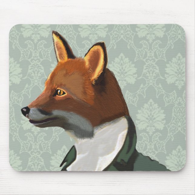 Dandy Fox Portrait 2 Mouse Pad (Front)