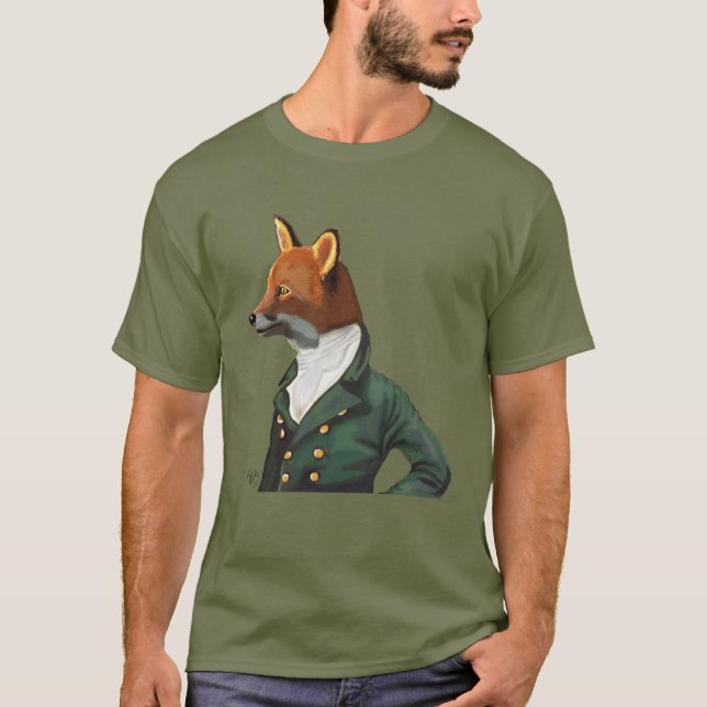 Dandy Fox Portrait T-Shirt (Front)