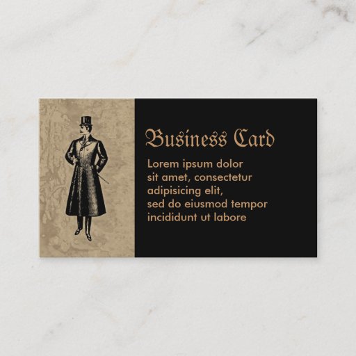 Customizable Dandy Gent Business Card Templates