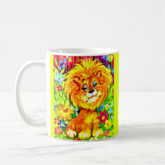 dandy lion coffee mug