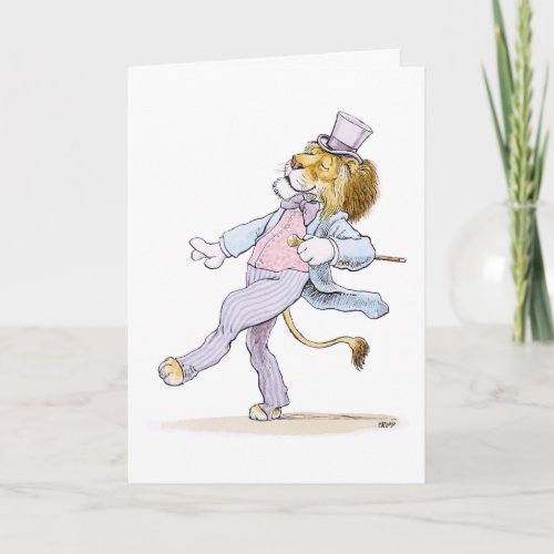 Dandy Lion Friendship Card