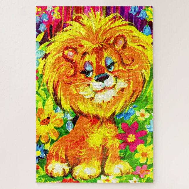 dandy lion jigsaw puzzle (Vertical)