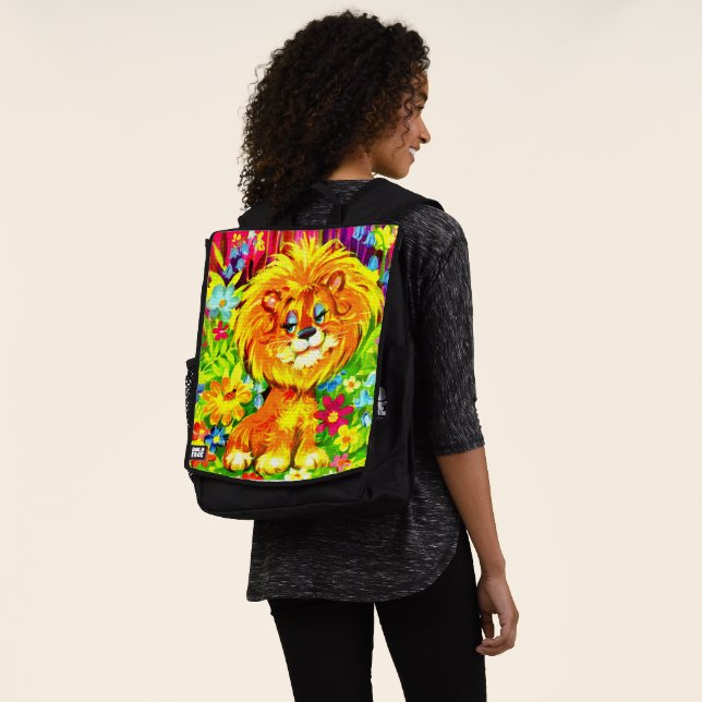 dandy lion print backpack (Worn)