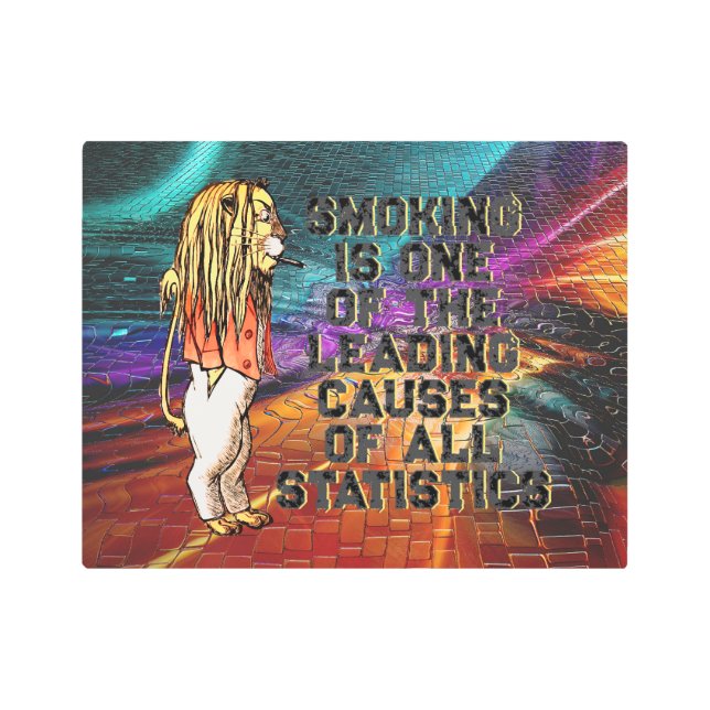 Dandy Lion Sarcasm Pop Art Metal (Front)