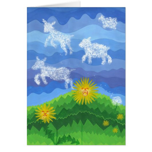 Dandy Lions and Lambs Cards (Front)