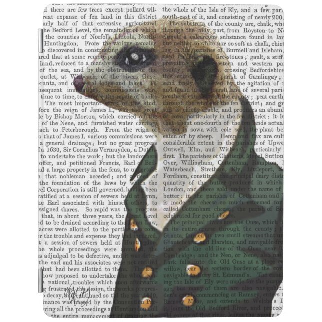 Dandy Meerkat Portrait iPad Air Cover (Front)