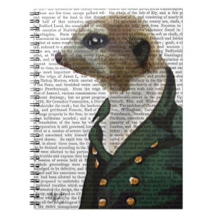 Dandy Meerkat Portrait Notebook