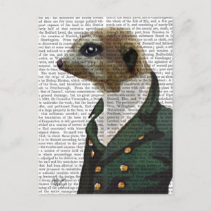 Dandy Meerkat Portrait Postcard