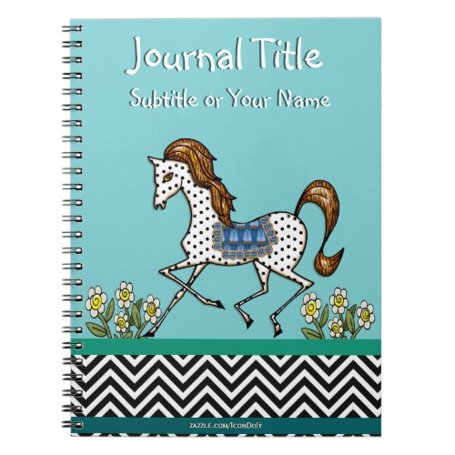 Dandy The Polka Dot Horse Personalized Notebook