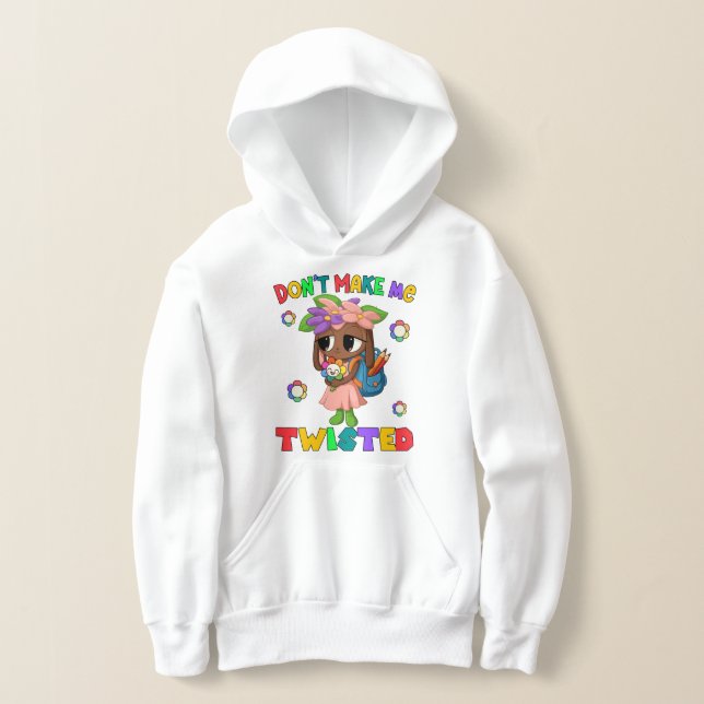 Dandy's World Bassie | Twisted dandys world toon Hoodie (Laydown)