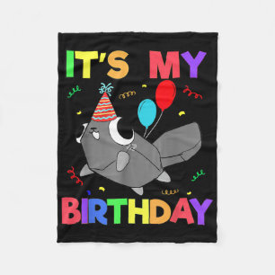 Dandys World Pebble Birthday Decoration For Kids B Fleece Blanket