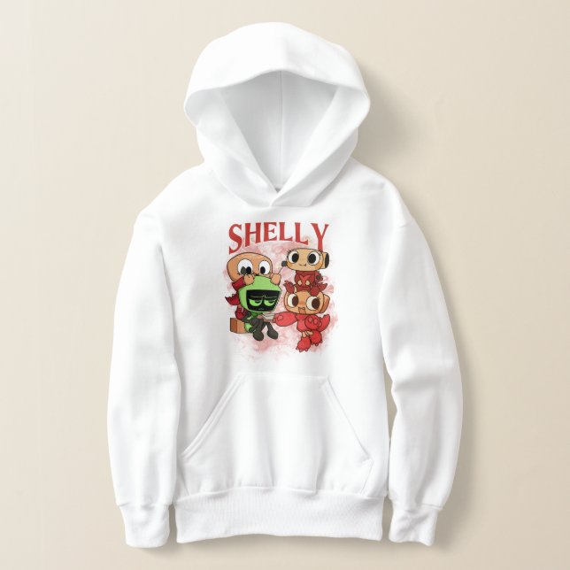 Dandy's World Shelly | funny dandys world toon Hoodie (Laydown)