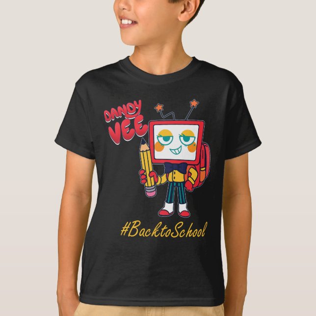  Dandy's World Vee | Back to school with Vee toon T-Shirt (Front)