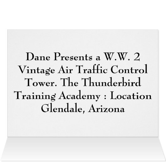 Dane Presents Control Tower (Inside Horizontal (Top))