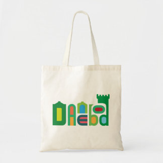 Danebod Colorful Green Logo Tote Bag