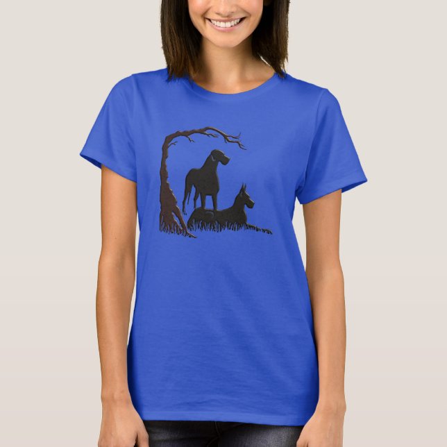 Danes In The Grass T-Shirt (Front)