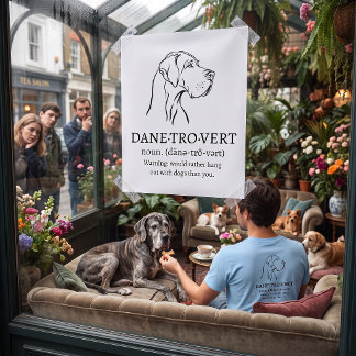 Danetrovert Great Dane 2 prints T-Shirt