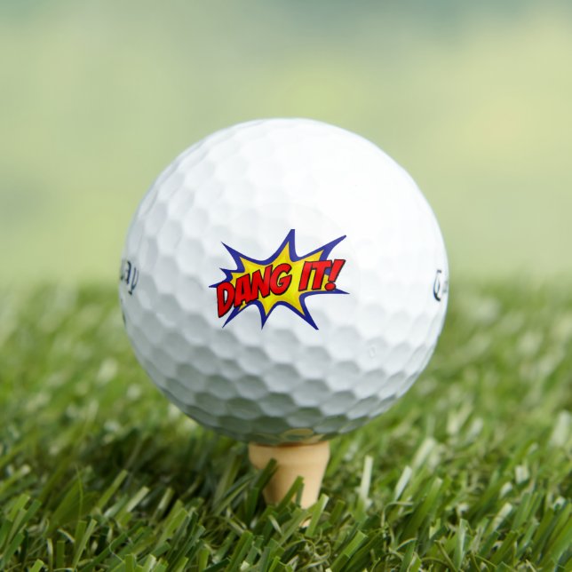 Dang It Mulligan Golf Balls - Funny Callaway Gift (Insitu Tee)