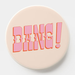 DANG! (western saloon font, retro mod colors) PopSocket