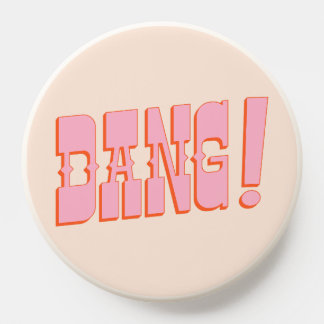 DANG! (western saloon font, retro mod colors) PopSocket