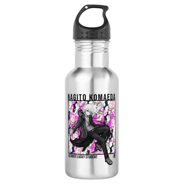 Danganronpa - Nagito Komeda Stainless Steel Water Bottle (Front)