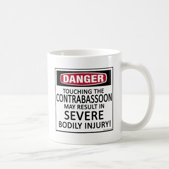 Danger Contrabassoon Coffee Mug (Right)