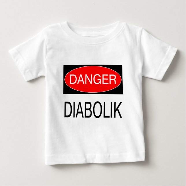 Danger - Diabolik Funny T-Shirt Mug Hat Bag Apron (Front)