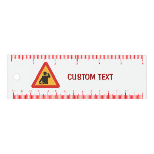 Danger DJs at Work 6 inch Ruler