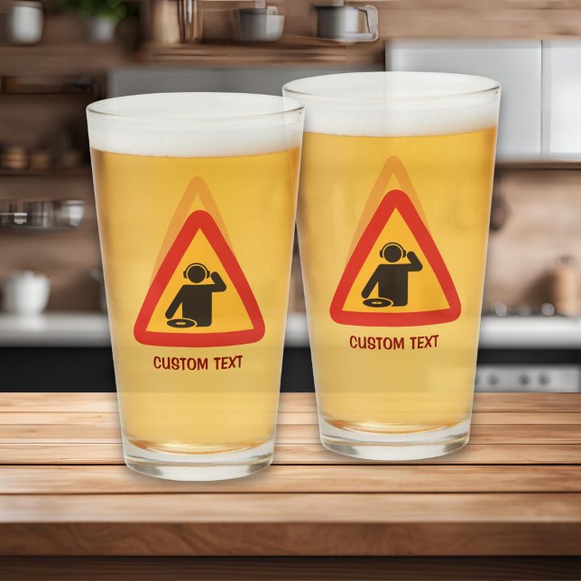Danger DJs at Work Glass (Creator Uploaded)