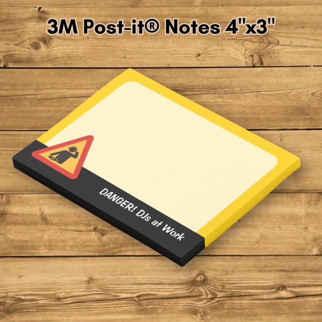 Danger DJs at Work Post-it Notes (Creator Uploaded)