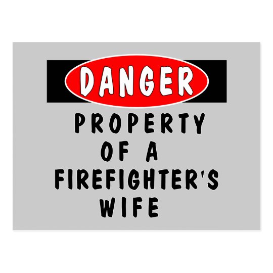 Danger! FF Wife Postcard