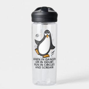 Danger Funny Penguin CamelBak Eddy Water Bottle