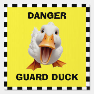 Danger Guard Dog Sign