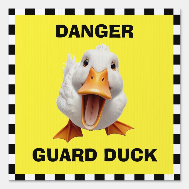 Danger Guard Dog Sign (Front)