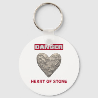 DANGER:  Heart of Stone Keychain