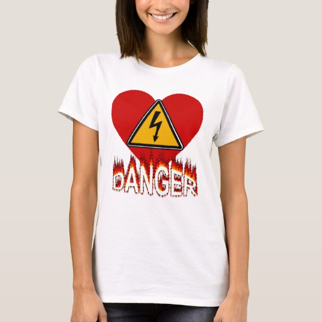 Danger Heart T-Shirt (Front)