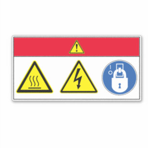 Danger/Hot Surface Label Dd2