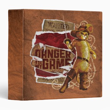 Danger Is My Game 2 3 Ring Binder by pussinboots at Zazzle