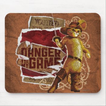 Danger Is My Game 2 Mouse Pad by pussinboots at Zazzle