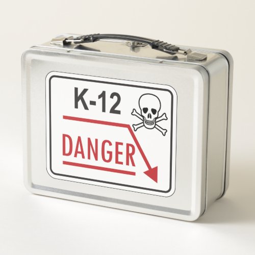 Danger K_12 Metal Lunch Box