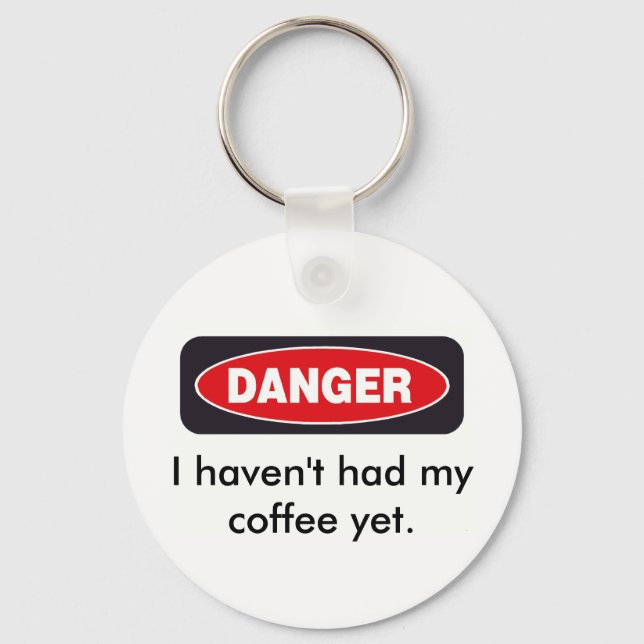 danger keychain (Front)