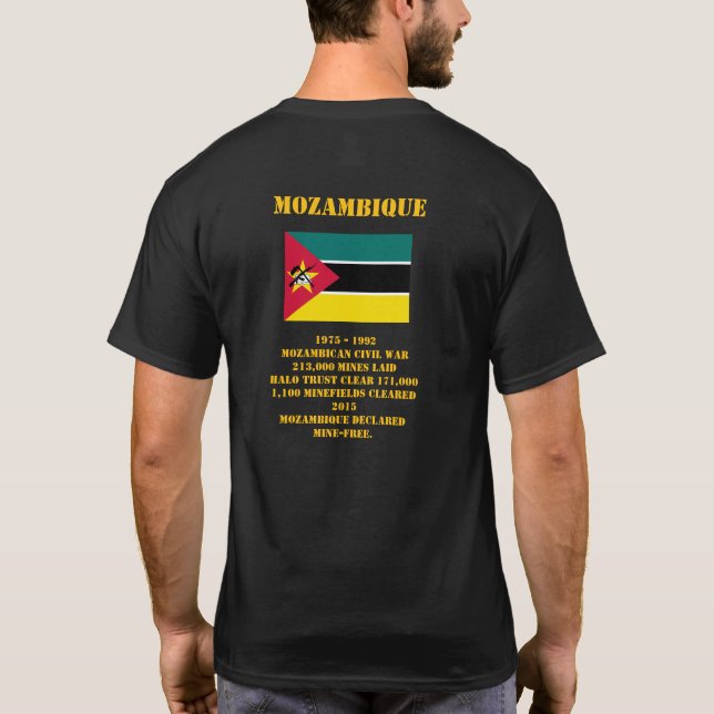 Danger Landmines, Mozambique T-Shirt (Back)