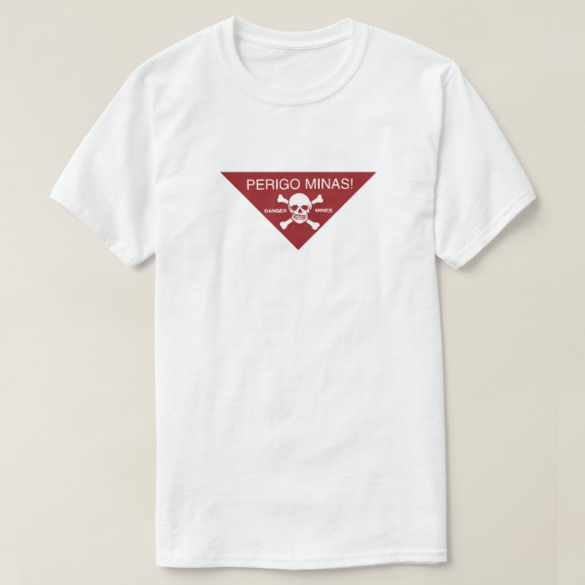 Danger Landmines, Mozambique T-Shirt (Design Front)