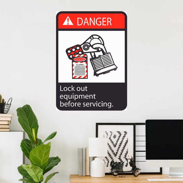 Danger Lock Out Equipment Poster (Creator Uploaded)
