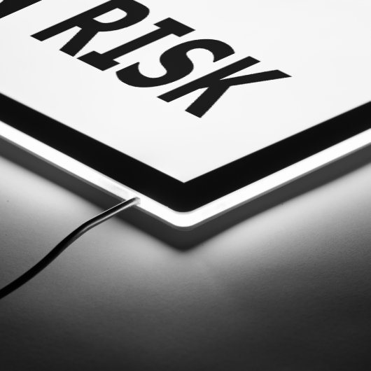 Danger: Man Cave, Enter At Your Own Risk LED Sign (Corner)