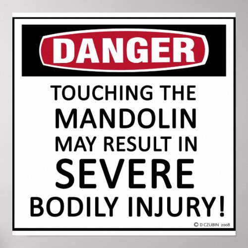 Danger Mandolin Poster