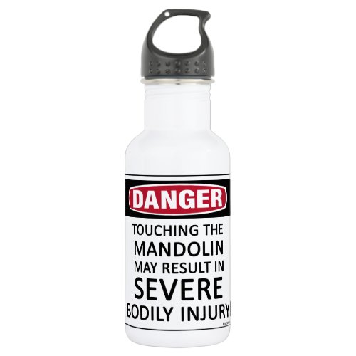 Danger Mandolin Water Bottle